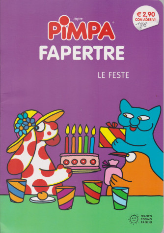 Pimpa - Fapertre - Le feste - n. 394 - mensile - Con adesivi