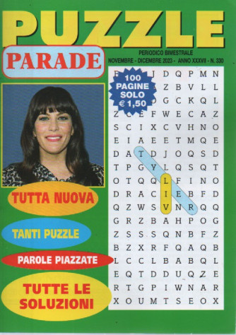 Puzzle Parade - n. 330 - bimestrale -novembre - dicembre   2023 - 100 pagine