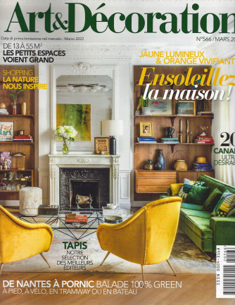 Art &  Decoration - n. 566  - mars 2022 - mensile - in lingua francese