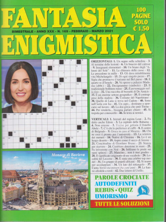 Fantasia Enigmistica - n. 169 - bimestrale -febbraio - marzo 2021 - 100 pagine