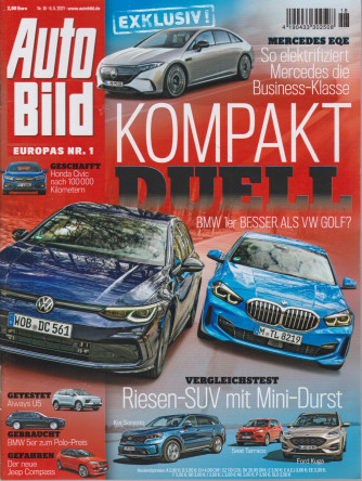 Auto Bild - n. 18 - 6/5//2021 - in lingua tedesca