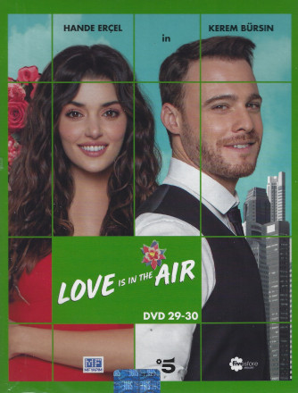 Love is in the air - quindicesima    uscita - 2 dvd + booklet  -  lingua italiano/ turco - n. 39 -23 aprile 2022