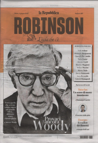 Robinson n. 207 Sabato 4 Giugno 2022 by La Repubblica