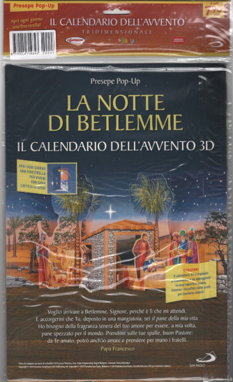 Il calendario dell'Avvento 3D: La notte di Betlemme  (presepe Pop-Up