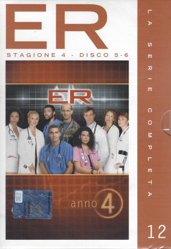 I dvd di Sorrisi collection n. 15 - In prima linea con i medici di ER -  12° uscita + doppio dvd - 15/3/2022 - settimanale