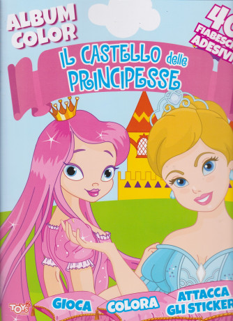 Toys2 Color & Sticker -Album color -  Il Castello delle principesse - n. 49 - bimestrale - 11 febbraio 2021