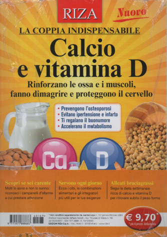 Mentecorpo -Calcio e vitamina D-  n. 167 - gennaio - febbraio 2024