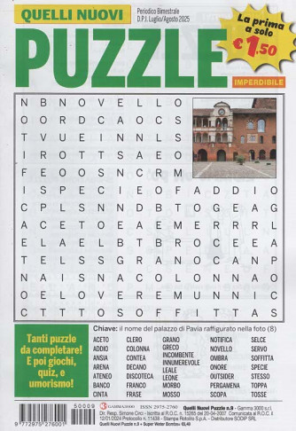 Quelli Nuovi Puzzle - Uscita n.9 - 22 Luglio 2025 - Bimestrale