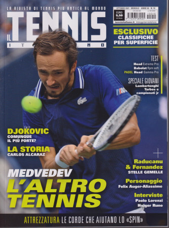 Il tennis italiano - n. 10 -ottobre  2021 - mensile