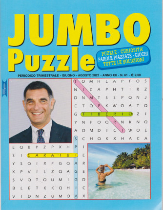 Jumbo Puzzle - n.61 - trimestrale -giugno - agosto 2021