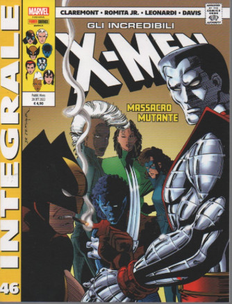 Marvel Integrale  - Gli incredibili X-Men - n.46   -Massacro mutante -   mensile - 20 ottobre  2022