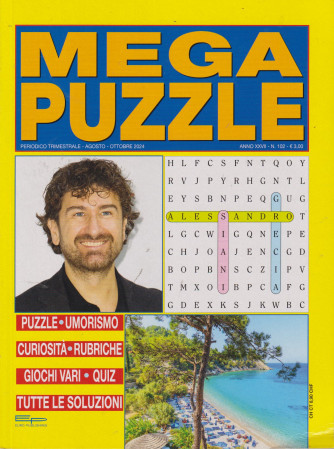 Mega puzzle - n. 102 - trimestrale - agosto - ottobre    2024