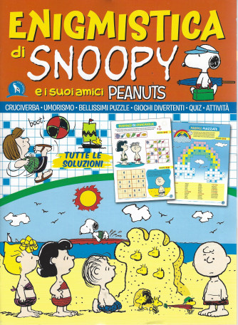 Gioca con  noi - n. 69  - Enigmistica di Snoopy e i suoi amici Peanuts - trimestrale - agosto - ottobre 2022 -