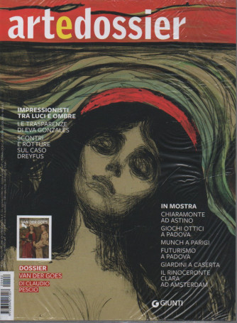 Art e dossier -n. 402 -+ Van der Goes -    mensile - ottobre   2022 - 2 riviste