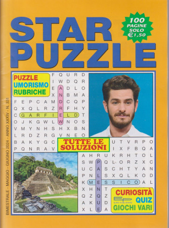 Star puzzle - n. 331 - bimestrale -maggio - giugno   2024 - 100 pagine