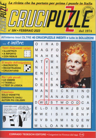Crucipuzzle - n. 584  -febbraio  2023 - mensile