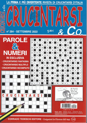Crucintarsi & Co. - n. 284 -settembre  2022 - mensile