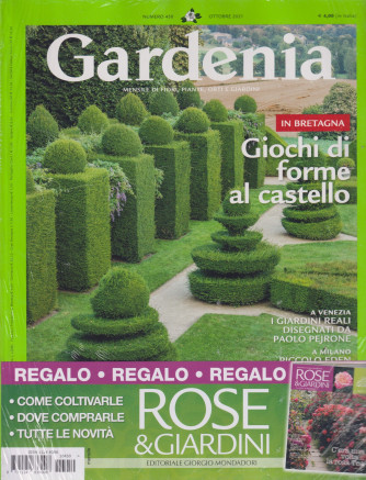 Gardenia   - n. 450  - ottobre  2021 - mensile - + in regalo Rose & Giardini - 2 riviste