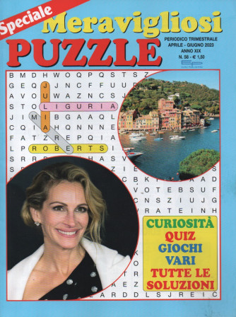 Speciale Meravigliosi Puzzle - n. 58- trimestrale -aprile - giugno  2023