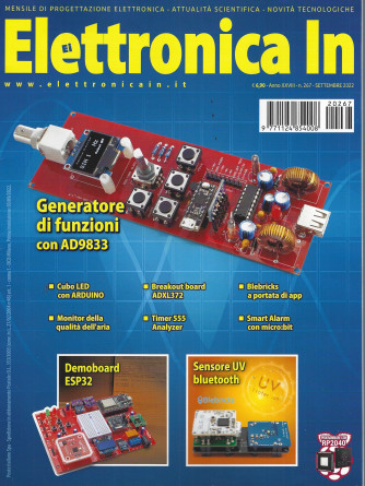 Elettronica In - n. 267 -settembre   2022 - mensile
