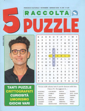 Raccolta 5 Puzzle - Uscita n.535 - 31 Ottobre 2025