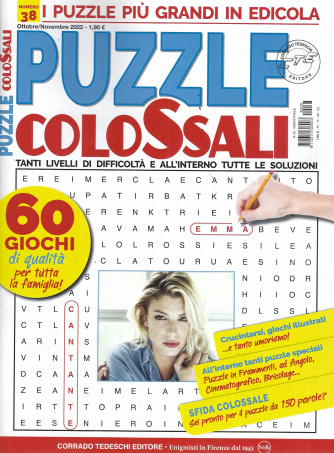 Puzzle colossali - n.38 - ottobre/novembre 2022 - bimestrale