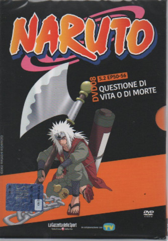 Naruto - dvd 8 -Questione di vita o di morte- s. 2 EP 50-56- settimanale