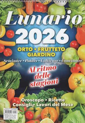 Calendario Lunario 2026 (31x43 cm con spirale)