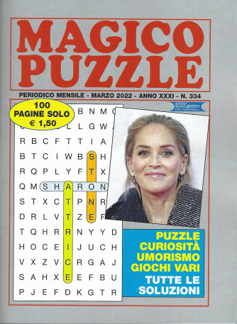 Magico Puzzle - n. 334 - mensile -marzo 2022- 100 pagine
