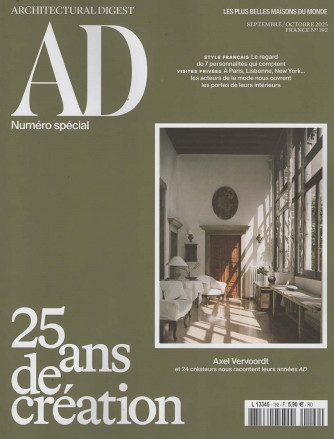 AD Architectural Digest France - Uscita n.192 - 18 Settembre 2025 - Bimestrale - In lingua francese