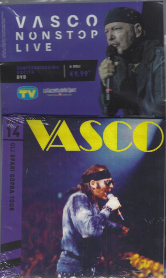 Vasco nonstoplive -quattordicesima uscita -Vasco - Gli spari sopra tour -  dvd   23/8/2022 - settimanale