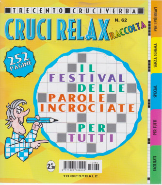 Raccolta Cruci Relax - n. 62 - trimestrale - giugno - agosto 2021