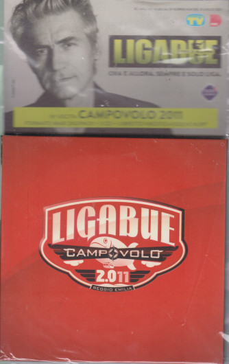 Cd Sorrisi Collezione 2 - n. 29- Ligabue  -16° cd - Campovolo 2011  - lagosto 2021  - settimanale - formato maxi digipack + libretto inedto  + cd + dvdo+cd + dvd     cd + dvd