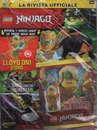 LEGO Ninjago - n. 57 - bimestrale -18 gennaio 2024 - rivista + gioco Lego