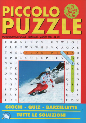 Piccolo puzzle - n. 101 - gennaio - marzo 2024 - 68 pagine