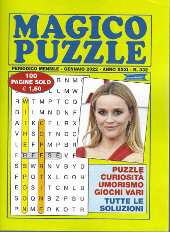 Magico Puzzle - n. 332 - mensile - gennaio 2022- 100 pagine