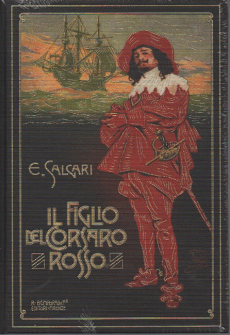 Emilio Salgari -Il figlio del corsaro rosso - n. 8 - 9/12/2022 - settimanale - copertina rigida