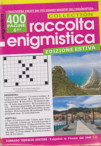 Raccolta enigmistica Collection -edizione estiva -  n. 5 - bimestrale - agosto - settembre 2024 -400 pagine -  2 riviste