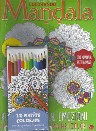 Mandala - n. 1 - bimestrale - febbraio - marzo 2022 + 12 matite colorate