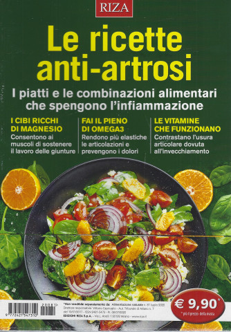 Alimentazione naturale - n. 81 -   Le ricette anti - artrosi  -luglio  2022