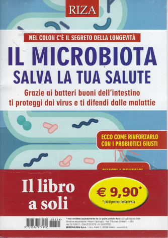 Le guide pratiche Riza -Il microbiota salva la tua salute  n. 29 -luglio - agosto 2022