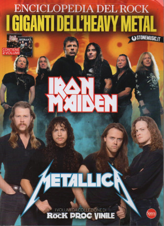 Enciclopedia del rock - n. 4 - I giganti dell'heavy Metal - bimestrale- marzo - aprile 2024- contiene 2 volumi