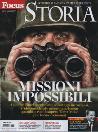 Focus Storia - n.201  -Missioni impossibili-  luglio    2023- mensile