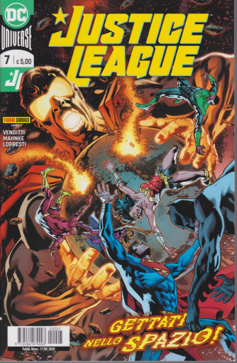 Justice League - Gettati nello spazio! - n. 7 - mensile - 17 dicembre  2020