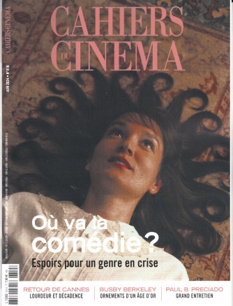Cahiers du cinema - n. 810 - juin 2024 - in lingua francese