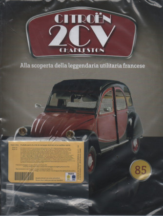 Costruisci la leggendaria Citroën 2CV Charleston - Nº85 del 31/05/2023 - Periodicità: Settimanale - Editore: DeAgostini Publishing