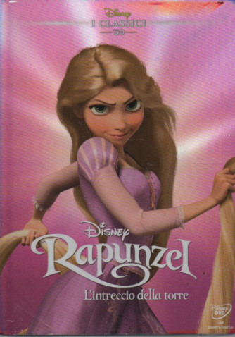 I dvd di Sorrisi 4 n. 2  -I classici 50 -  Rapunzel. L'intreccio della torre -  settimanale -gennaio 2023 -