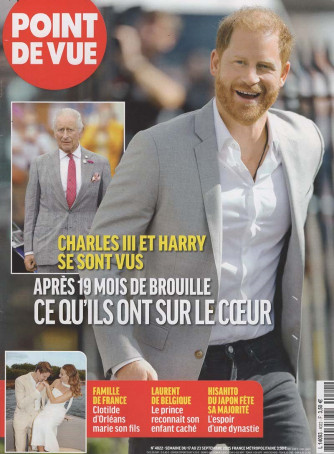 Point de Vue - Uscita n.4022 - 25 Settembre 2025 - Settimanale - In lingua francese