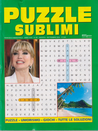 Puzzle sublimi - n. 83 - bimestrale -agosto - settembre   2024