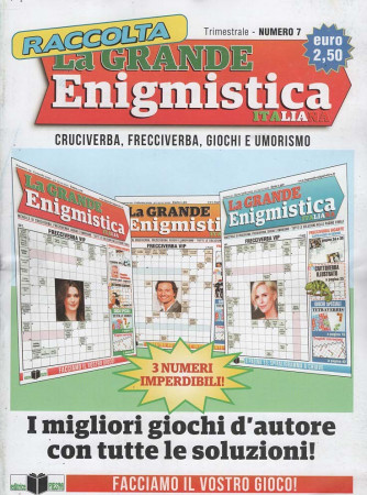 Raccolta La Grande Enigmistica Italiana - Uscita n.7 - 22 Novembre 2025 - Trimestrale